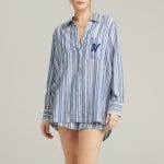 The Midi Shirt French Navy Stripe