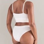 The TENCEL™ High Leg Brief White Sand
