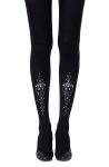 Zohara "Great Gatsby" Black Tights