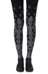 Zohara "Queen Bee" Grey Print Tights