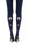 Zohara "What The Shell" Gold Print Tights