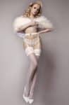 Ballerina 588 Ivory Hold Ups