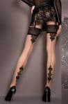 Ballerina 419 Hold Ups Black / Skin