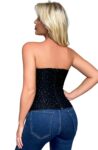 YesX YX895 black sequin corset front view