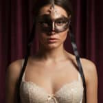 Venetian copper mask