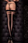 Ballerina 328 Hold Ups Black / Skin