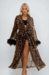 YesX YX880 Leopard Print Robe