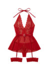 red lace lingerie dooosy